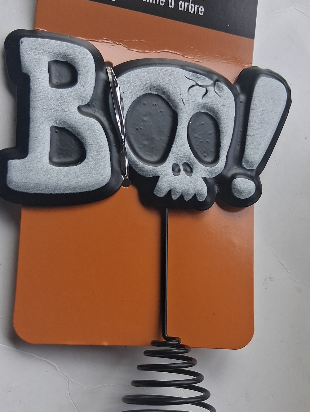 Halloween Boo Skull Ghost Miniature Tree Topper Spooky Halloween Ornaments